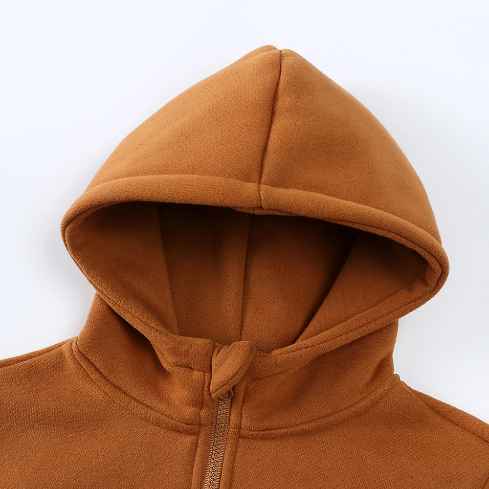 1-7y Winter 2pcs Kinder Jungen Kleidung setzt warme Anzüge Baumwolle Fleece Kapuzen pullover Jogging hose Kinder Set Mädchen Trainings anzug Sporta nzug – Detail 7