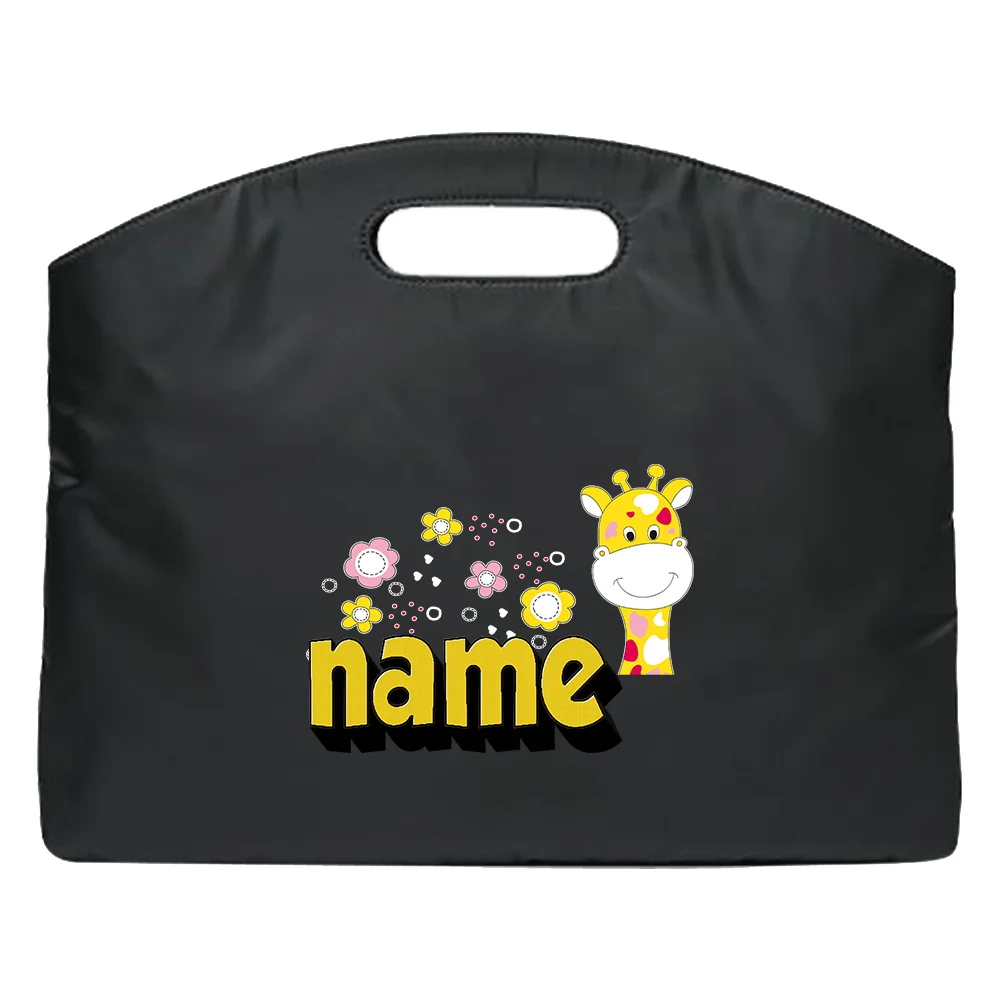 شخصية مخصصة اسم حقيبة مكتب مؤتمر وثيقة تخزين التنقل حقيبة العمل التنقل للجنسين حقيبة يد الأعمال #3