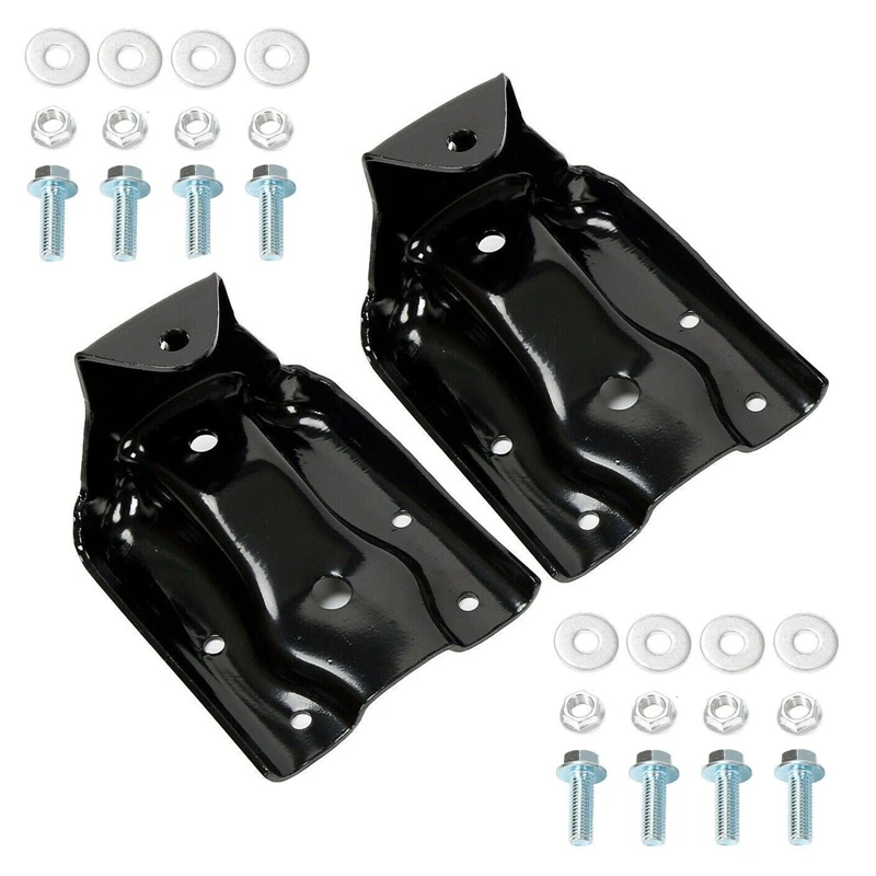 1 Pair Rear Leaf Spring Hanger Shackle Kit Rear Leaf Spring Support Repair Kit 12474021 Fit For Chevy Silverado