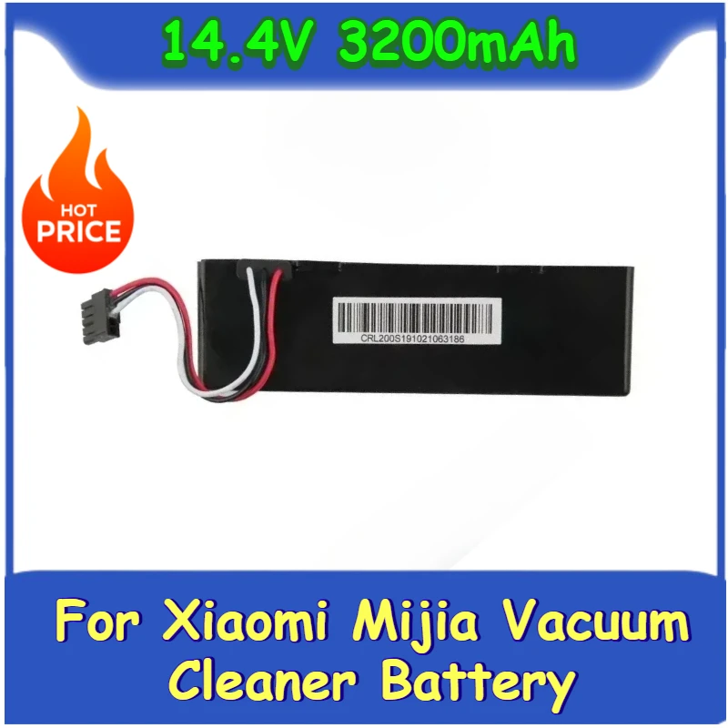 

14.4V 3200mAh STYTJ02YM 18650 Cell for Xiaomi Mijia LDS Mi Robot Vacuum-Mop 2S Vacuum Cleaner Battery