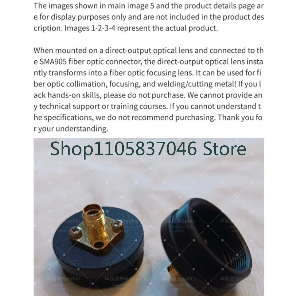 M22 * 0.75 specification lens holder fiber SMA905 interface lens holder