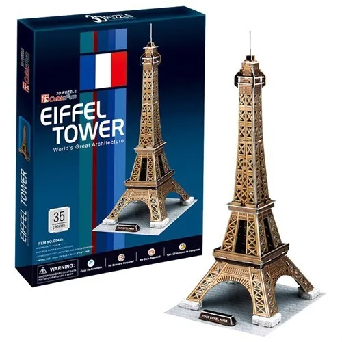 Cubic Fun Puzzle Eiffel Tower (3 Size)