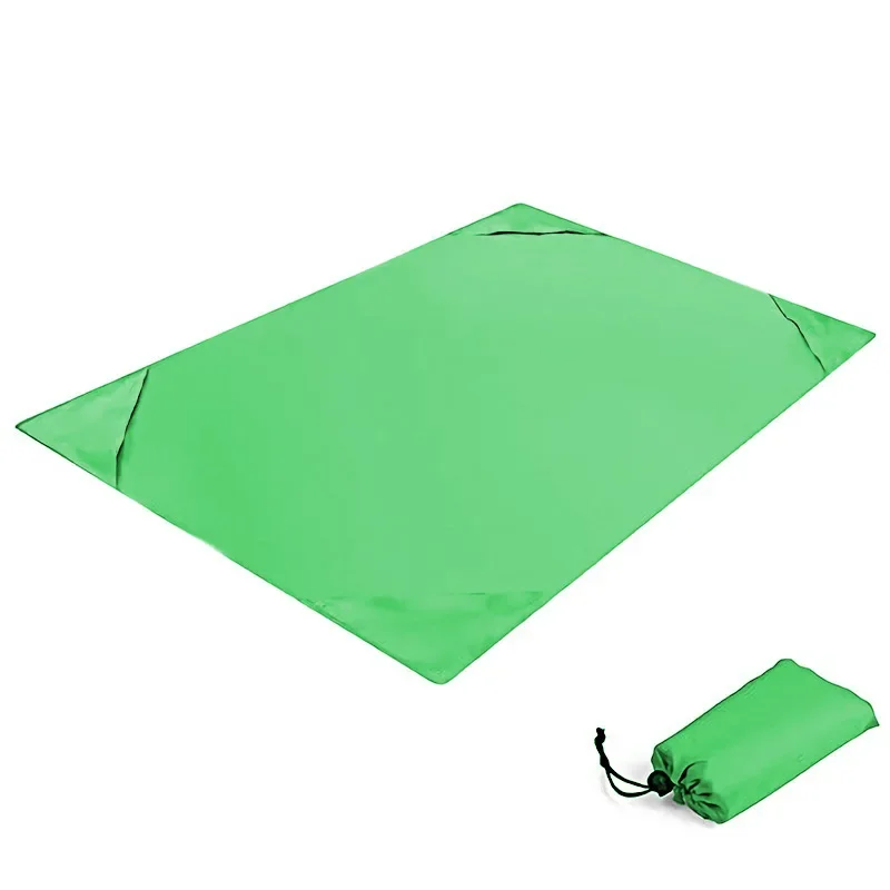 Oxford cloth leather tent floor mat winter fishing foam mat ice fishing outdoor equipment beach mat 100*140