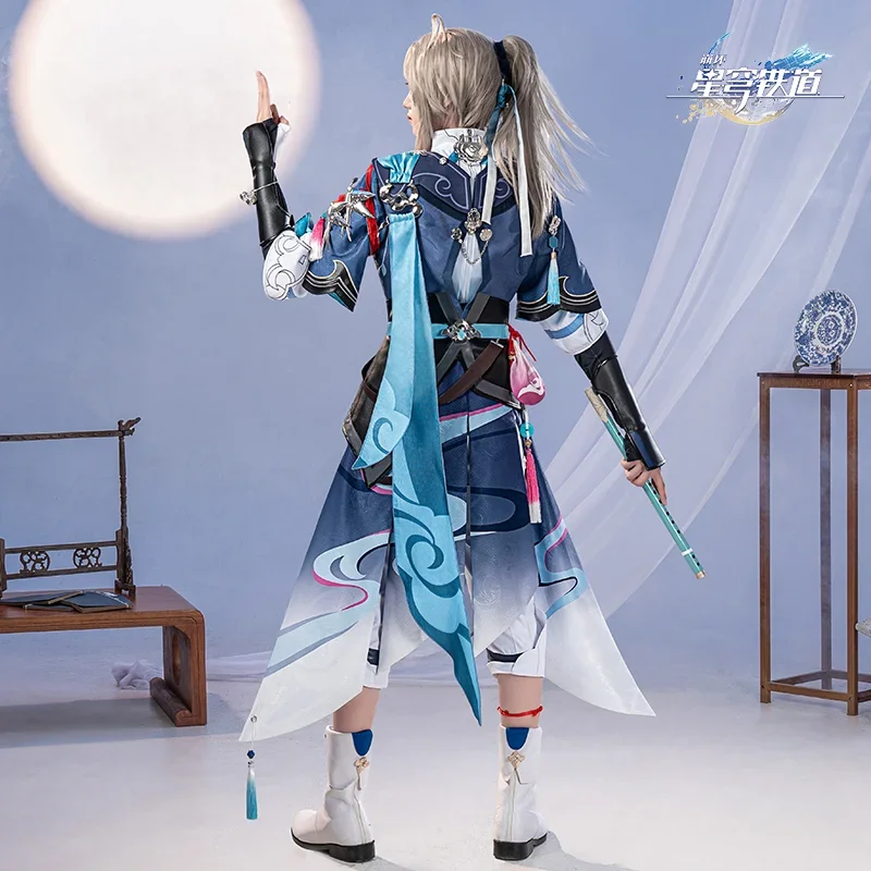 Game Honkai:Star Rail Yanqing Cosplay Yan Qing Cosplay Handsome Halloween Outfits Uniform Anime Cosplay Dress