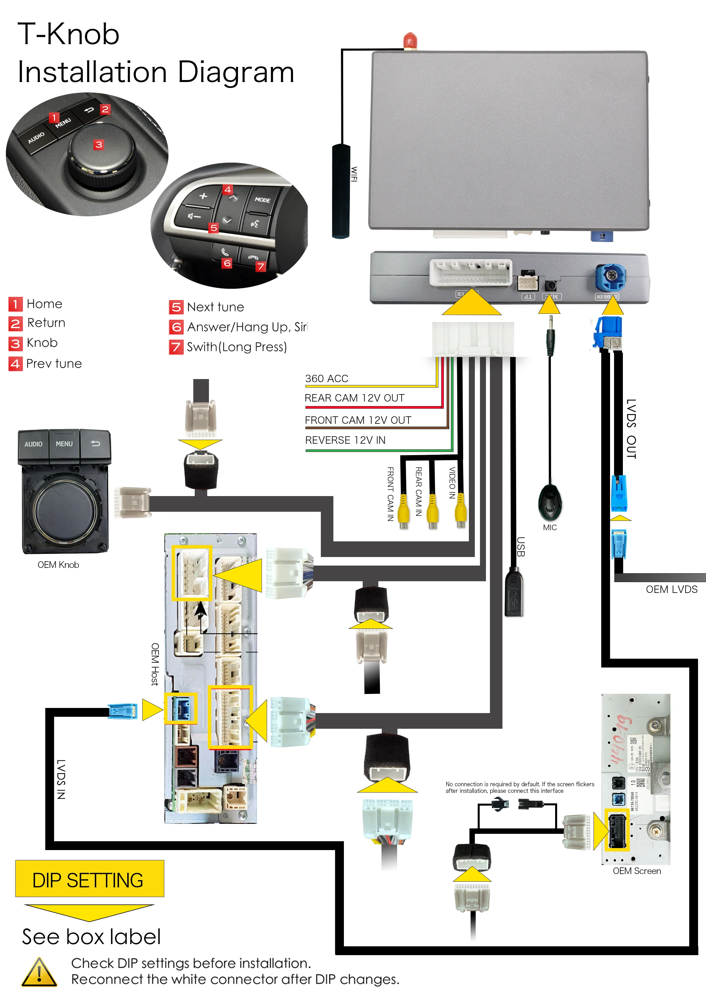 AUTOTOP Wireless CarPlay Nachrüstkit für Lexus IS RX ES GS NX LS RC UX LC LX-570 Android Auto MMI Box mit Mirror Link GPS BT – Detail 2