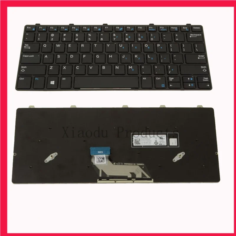 

343NN для DELL Latitude 3180 3189 3380, клавиатура для ноутбука 0343NN