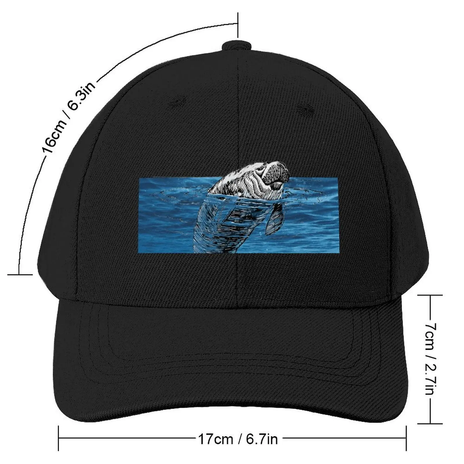 Just a girl who loves manatees - manatees lover quote Baseball Cap Bobble Hat Ball Cap |-F-| Caps For Women Men's