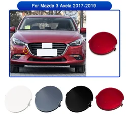 Car Front Bumper Tow Hook Cover Cap For Mazda 3 Axela 2017 2018 2019 Trailer Hauling Eye Lid B63B-50-A11-BB
