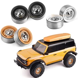 2PCS 1.9-inch Metal Wheels for 1/10 RC Crawler Car Traxxas TRX4 Defender AXIAL SCX10 RC4WD Accessories