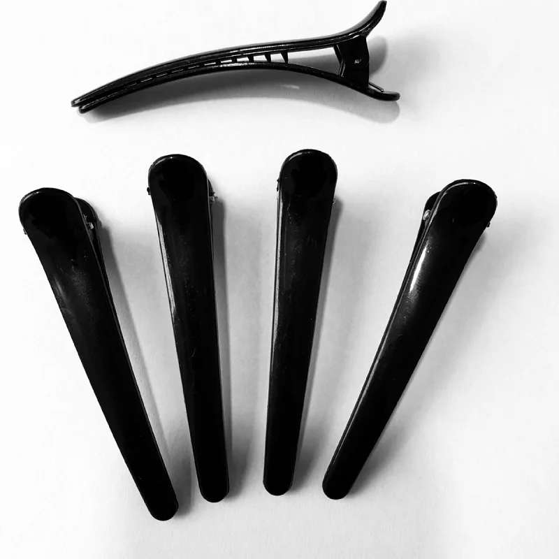 10 قطعة مقاطع الشعر تصفيف الشعر مقاطع الشعر لتصفيف الشعر المهنية منقار البط التمساح مشبك شعر التمساح تصفيف الشعر