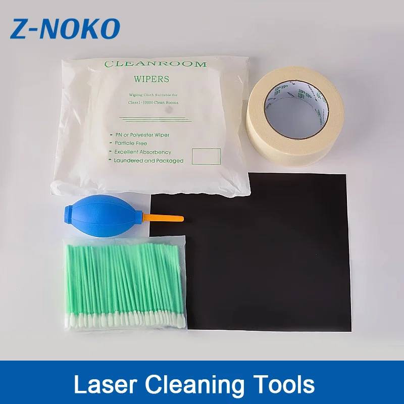 ZNOKO Laser Cleaning Tools for Lens Dust-Free Cleaning Swabs Dust Removal Blower Cleaning Wipe Paper Dust-Resistant Masking Tape