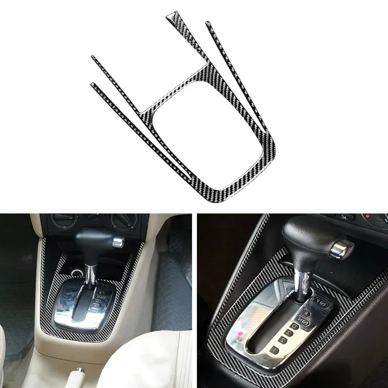 

Real Carbon Fiber Car Styling Interior Gear Shift Panel Frame Cover Trim For VW Golf 4 Jetta Bora MK4 R32 GTI 1999-2004 LHD