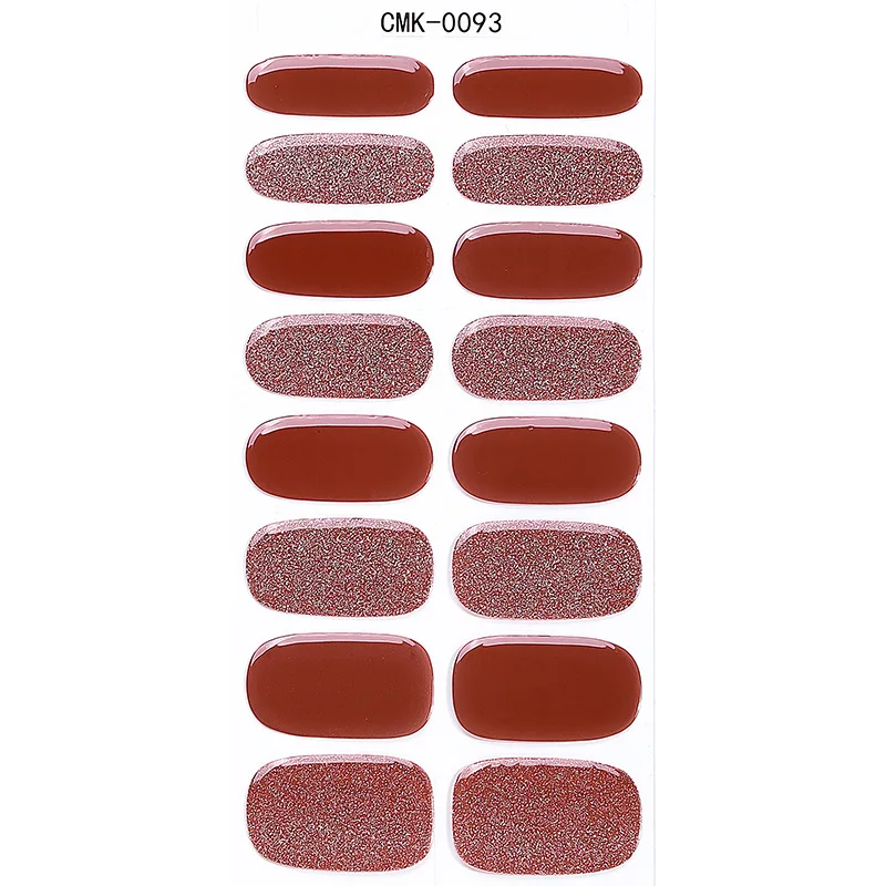 16 نصائح DIY الخبز خالية ملصقات الأظافر الربيع الصيف الزهور لاصق شرائط الأظافر التصحيح المنزلق غطاء كامل مسمار الديكور صائق