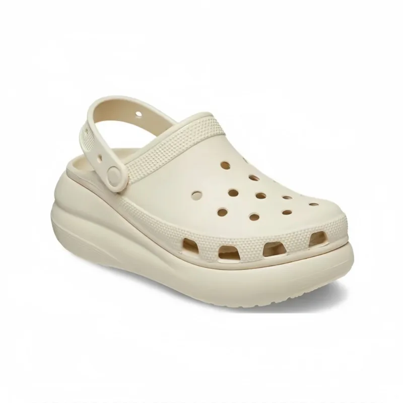 

new hole sandals slippers women's cloud puffs heightened non-slip women's soft sole thick sole