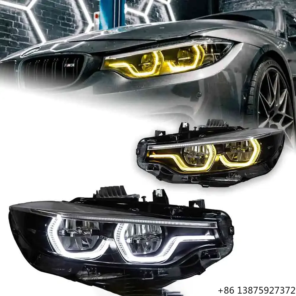 Upgrading and Modifying Car Headlights for  F32 LED Headlight 2012-2019 F36 F80 F33 DRL 425i 428i 430i 435i Signal Head Lamp