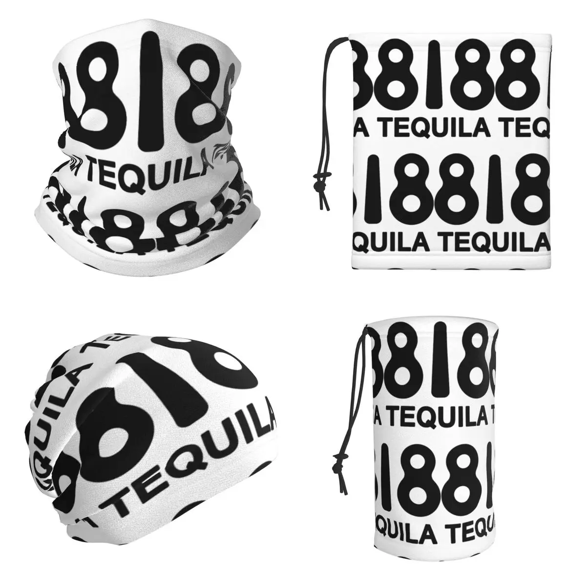 818 Merch 818 Tequila Logo Bandana Neck Cover Printed Mask Scarf Warm Cycling Scarf Unisex Adult Winter