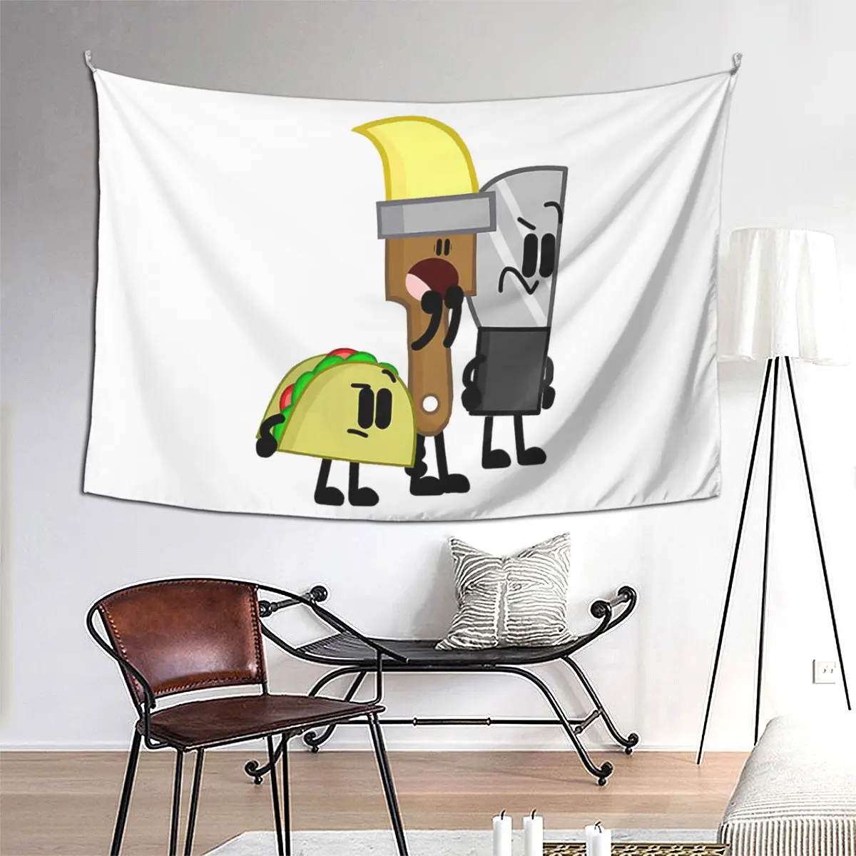 

BFDI Inanimate Insanity все персонажи гобелен забавный настенный эстетический гобелен для украшения дома для спальни, общежития