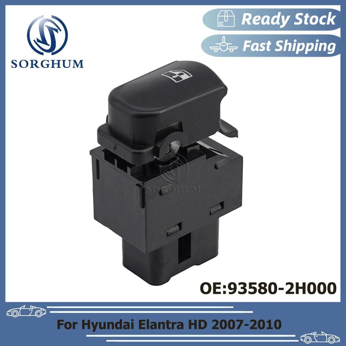 

SORGHUM 935802H000 93580-2H000 Electric Power Window Switch Master Control Lifter Button Switch For Hyundai Elantra HD 2007-2010