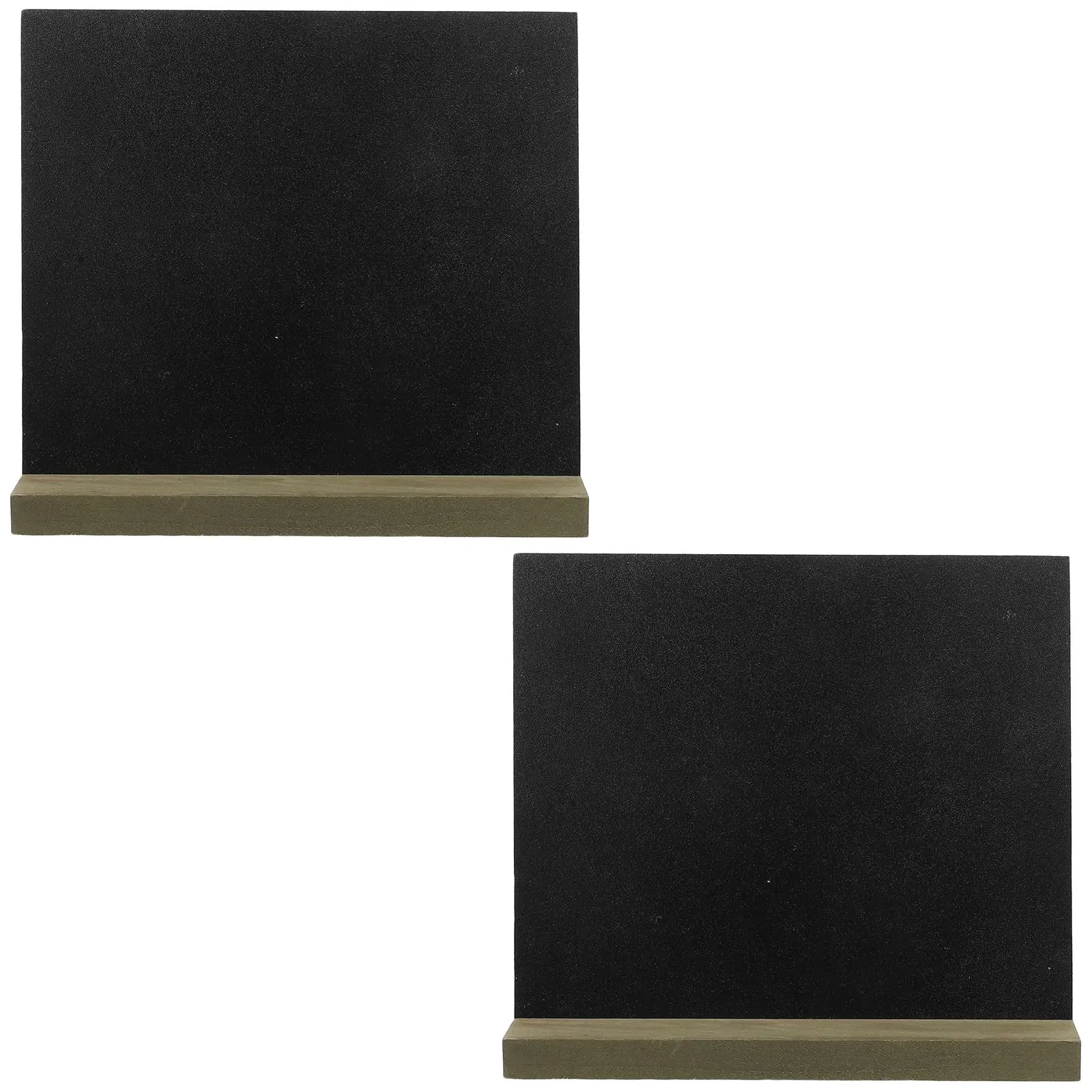 2 Pcs Photo Retro Blackboard Baby Vintage Decor Wood Mini Picture Frame Ornaments