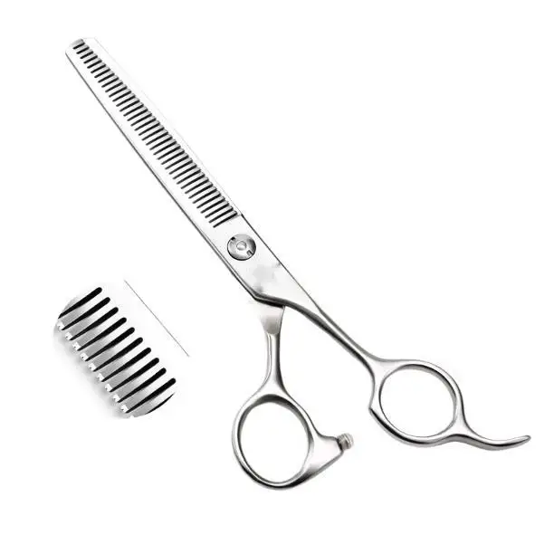 High Quality Stainless Steel Pet Grooming Scissors Straight And Sharp Blade For Hair Trimming Cutting