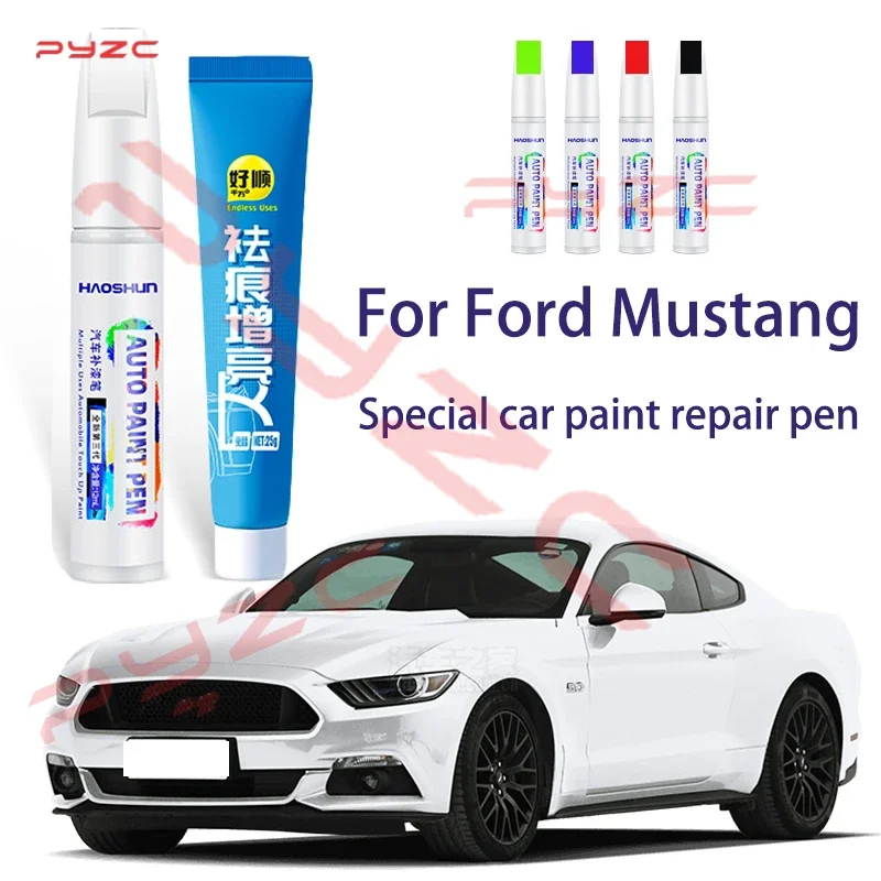 For Ford Mustang 1979-2025 Paint Touch Up Pen Kit - Scratch Repair Car Scratch Remover with Brush DIY Auto Accessories