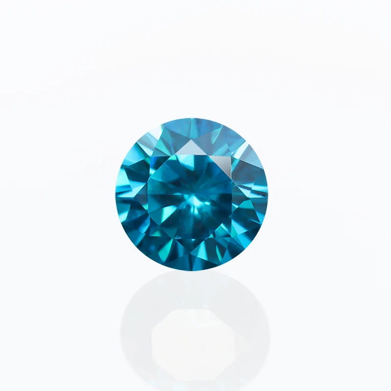 Size 1-10mm 5A Tanzanite Green Sea Blue Color Round Cut Cubic Zirconia Stone Loose CZ Synthetic Gemstone For Jewelry DIY Making