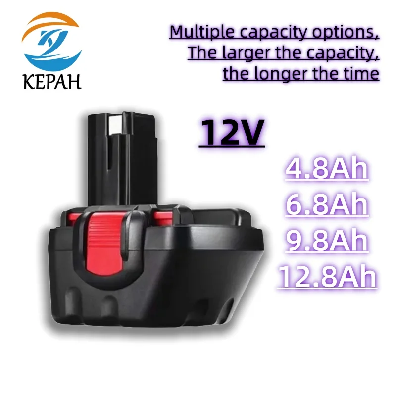 

4800/6800/9800/12800mAh 9.6V Bosch Nickel-CD Rechargeable Battery Power Tools Battery for Bosch PSR 960 BH984 BAT048 BAT119