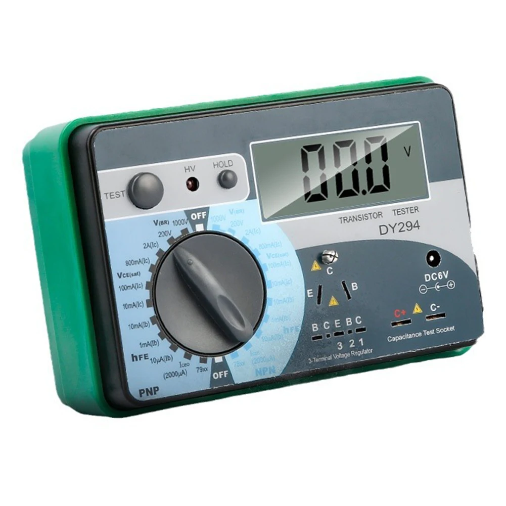 For DIY Electronic Projects Digital Transistor Tester Voltage Regulator Tester Battery Tester Semiconductor Device Testing