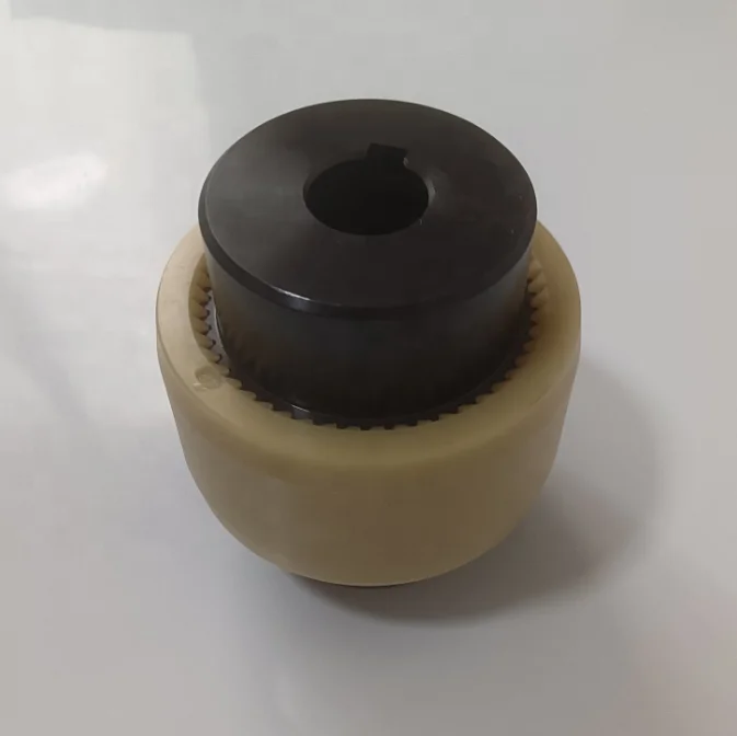 Printing Machine BoWex Oil Pump Motor Nylon Torsionally Rigid Curved-tooth Gear Coupling Replace