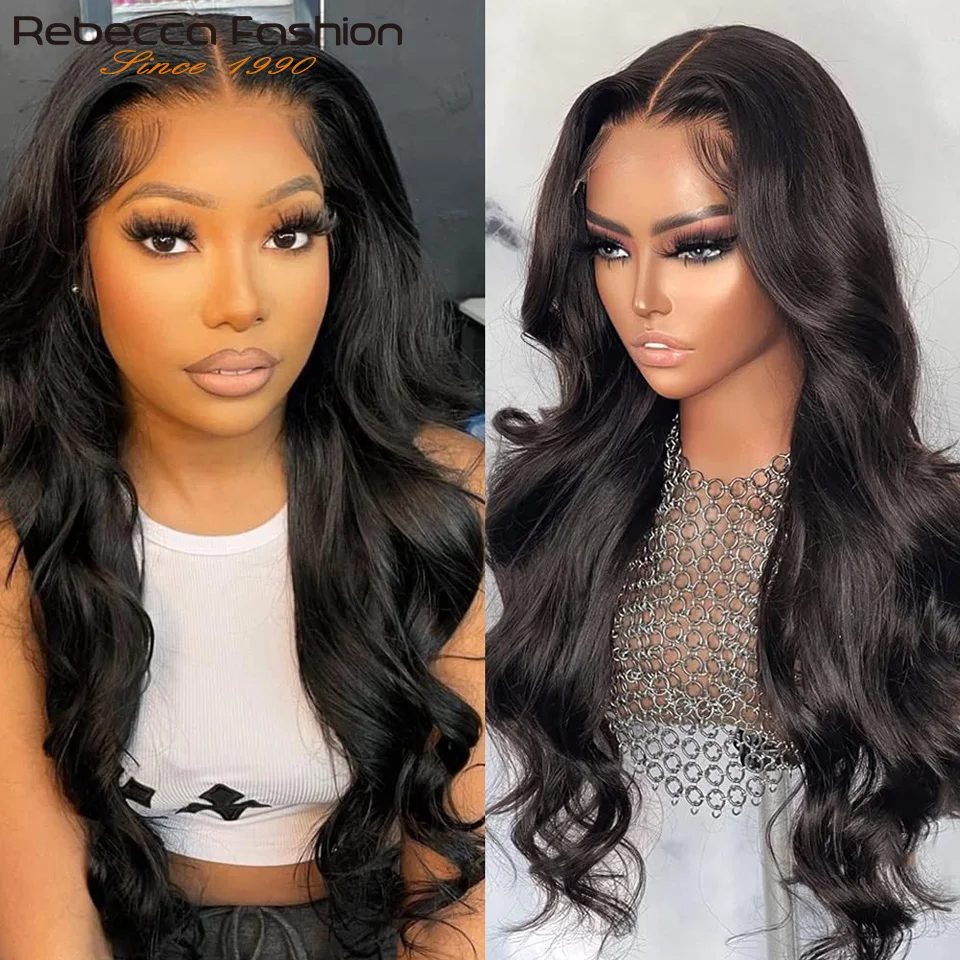 180% Density Pixie Short Cut Bob T Lace Wigs Transparent Brazilian Body Wave Human Hair Lace Front Wigs Loose Deep Wavy Hair