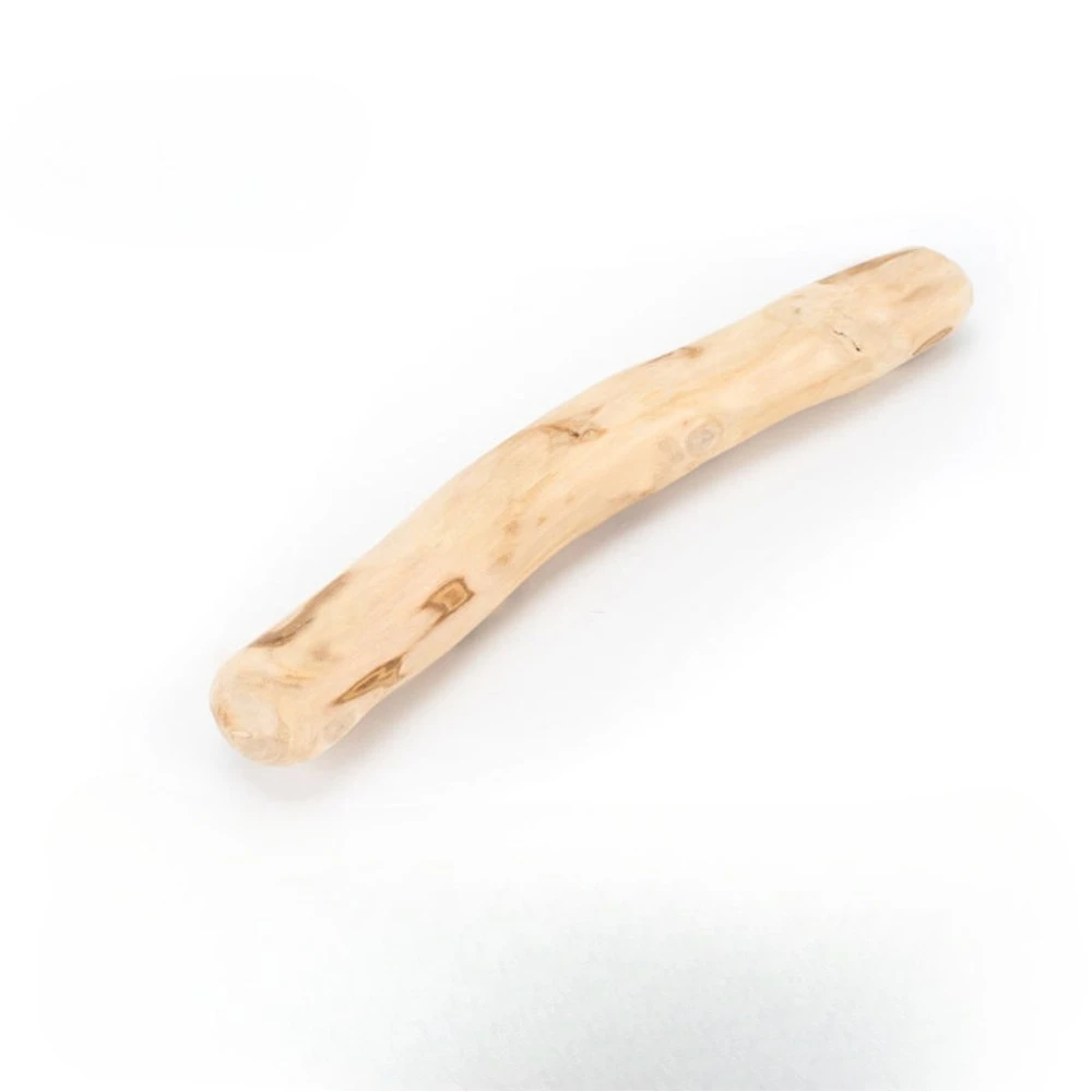 1pc Natural Coffee Wood Dog Chew Stick Teething Toy for Puppy Safe Wooden Pet Toy