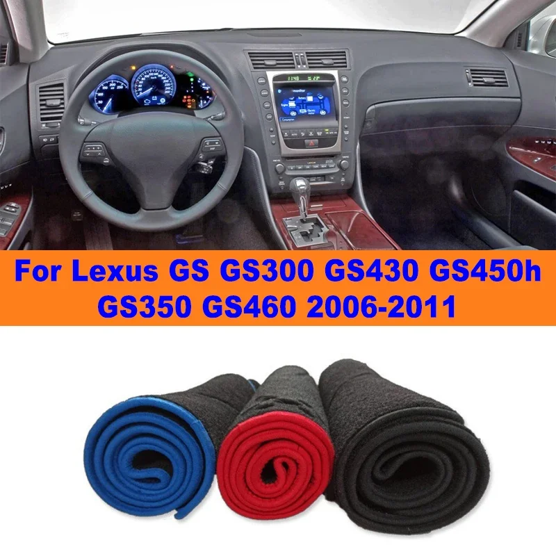 

Anti-Glare Dashboard Cover Dash Mat Non-Slip Sun Shade Pad Interior Protector For Lexus GS GS300 GS430 GS450h GS460 2006-2011