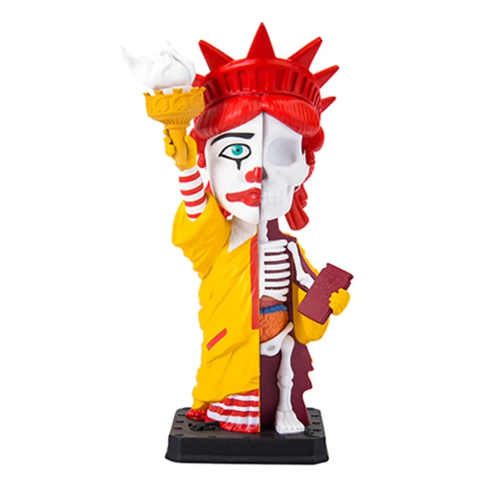 

4D Master Action Figures Statue of Liberty McAunt Half Anatomy Cartoon Doll Model Trendy Toys Collect Decoration Birthday Gift