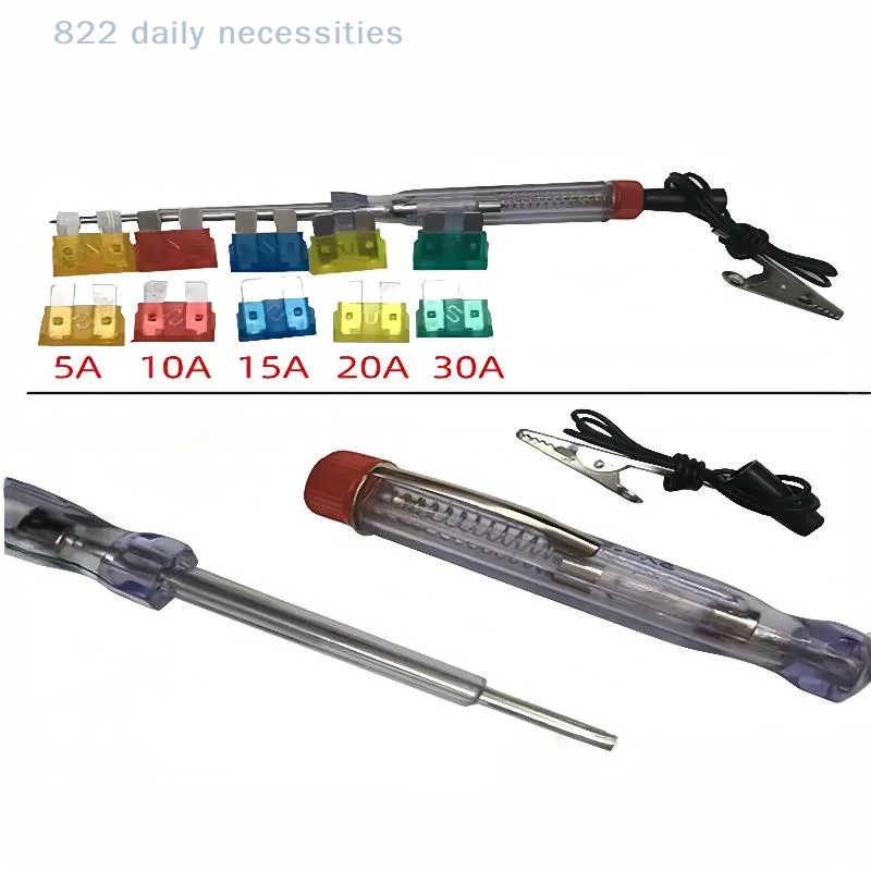1 Set Amplifier Clip Combination Car Vane Fuse Sets Car Insurance Fuse Kit With Inspection Circuit Electric Pen Fuse Repair Part