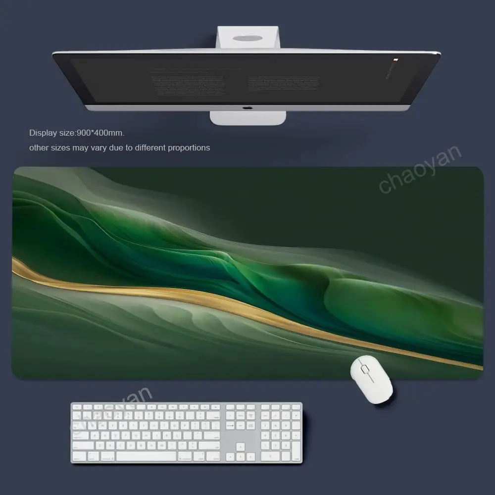 

1PC Abstract Corrugated Mouse Pad Large Desk Pad Abstract Fluid Art Design Game Keyboard Pad 60*30*0.2cm