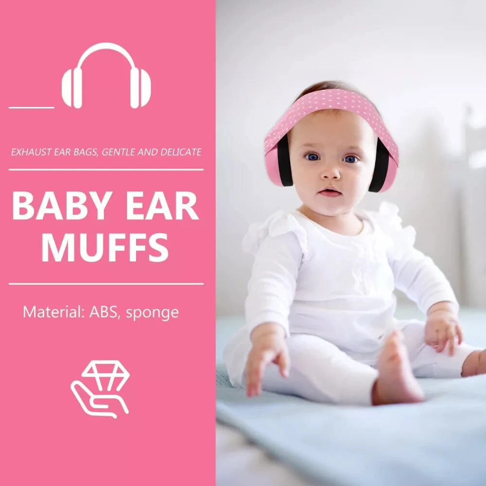 Anti Noise Baby Headphones Children Sleep Ear Stretcher Baby Ears Protection Children Earmuffs Sleeping Earplugs Child Earmuff