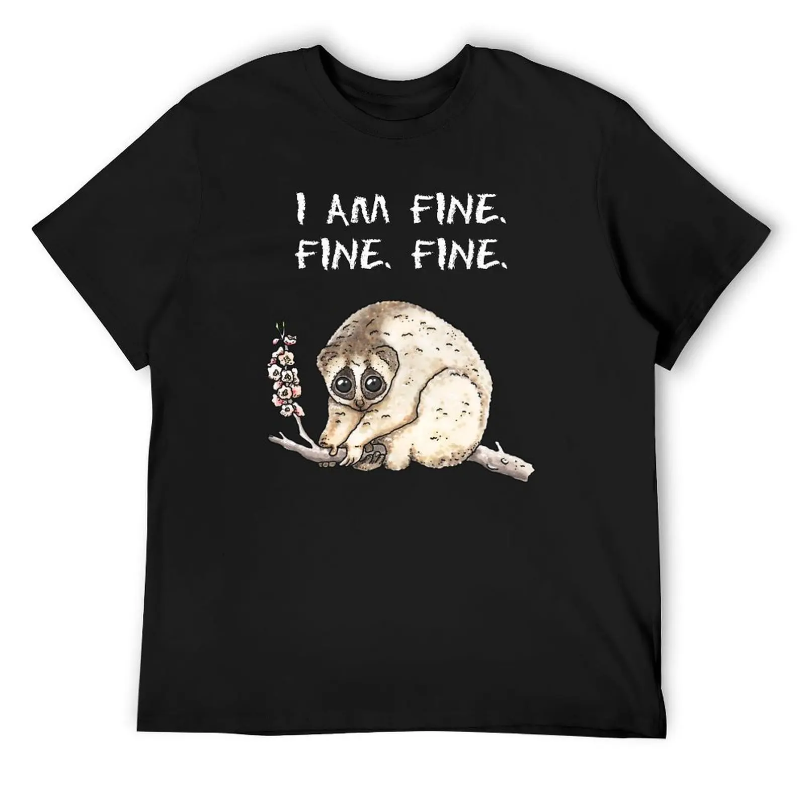 Slow loris - Animal series T-Shirt basketball graphic tees sublime cotton graphic tees Men's t shirts