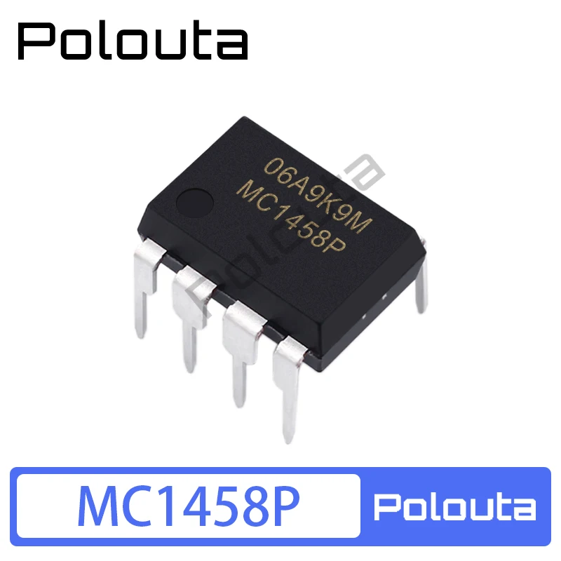 3Pcs polouta MC1458P MC1458N MC1458 DIP-8 integrated circuit IC chip