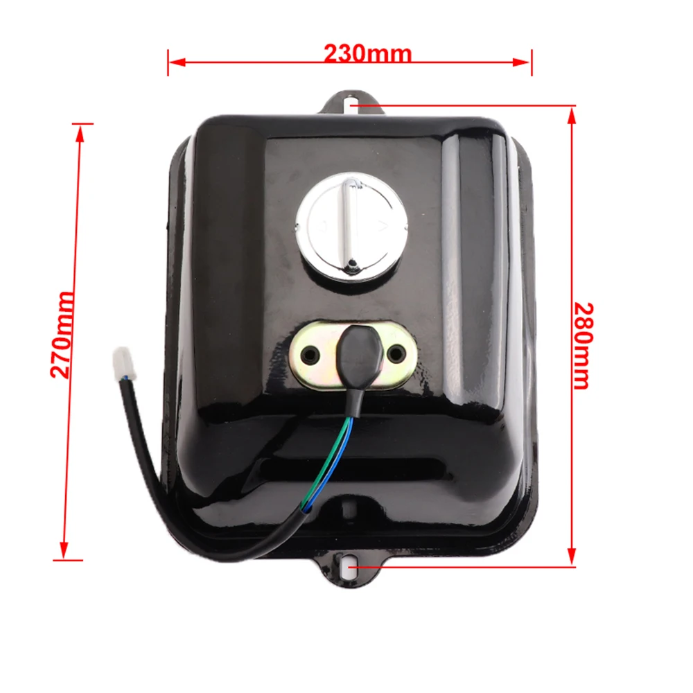4L Metal Gas Fuel Tank With Fuel Level Sensor For Chinese 150cc 200cc 250cc ATV Quad 4 Wheeler Buggy Go Kart Taotao Sunl