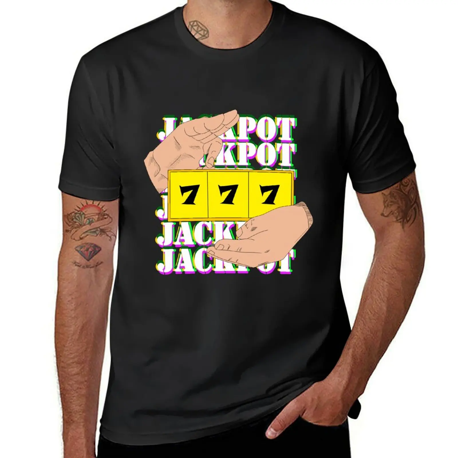 Hakari Jackpot t-shirt funnys customs progetta la tua maglietta di abbigliamento estetico per uomo