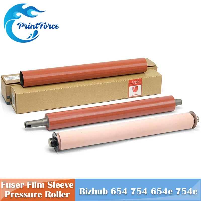 Fuser Film Sleeve Upper Pressure Roller A2X0R71011 for Konica Minolta BH 654 754 654e 754e 808 C558 C658 C554 C554e C654 C754