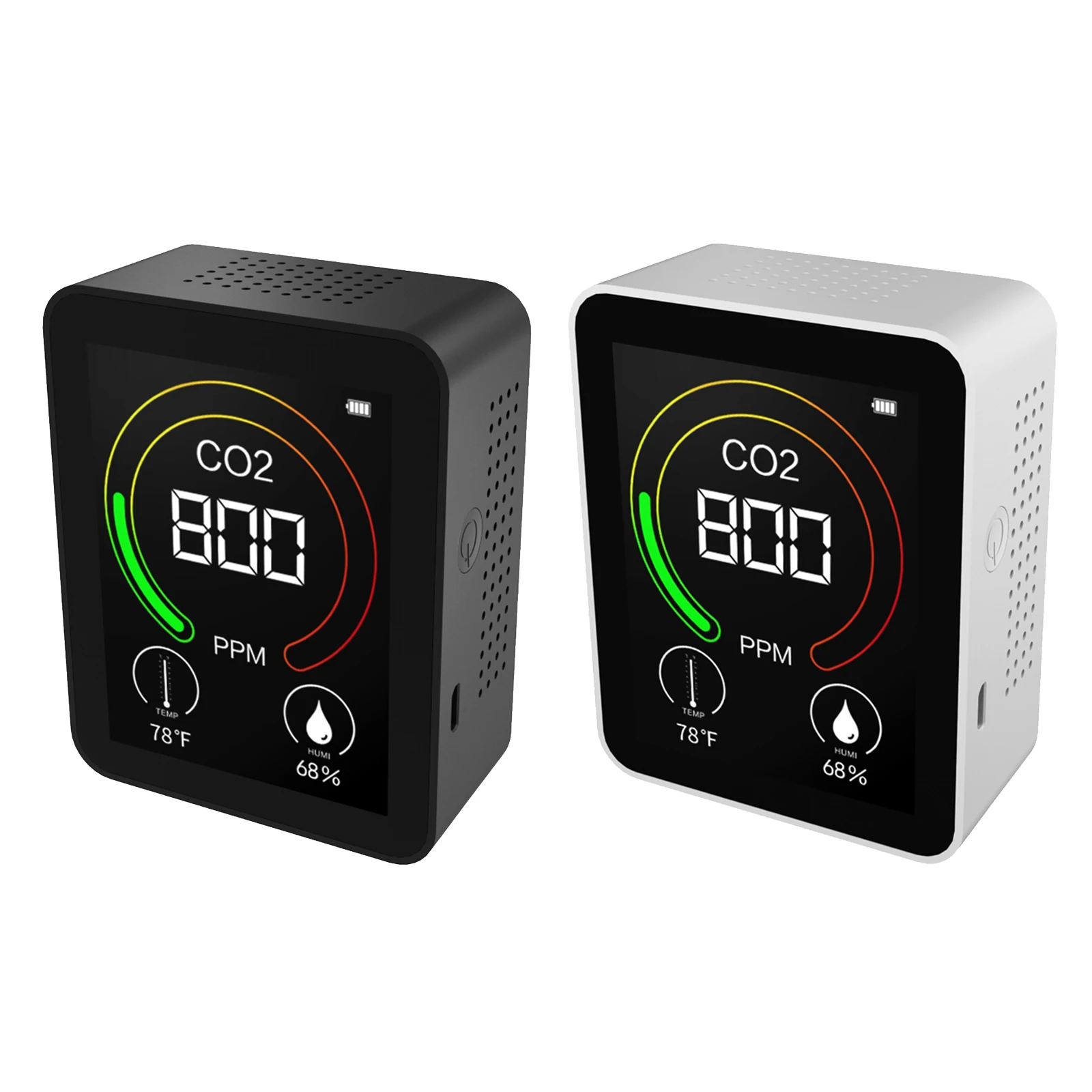 Portable Indoor CO2 Measure Temp and Humidity Professional Carbon Dioxide Sensor