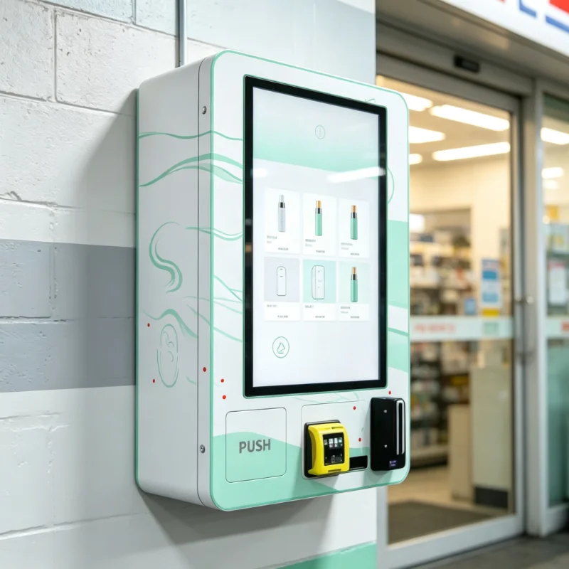 Age-Verified Vending Machine Electronic Tobacco Cigarette Delivery Systems Retail Solution Customized