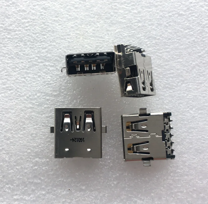 For notebook main board 3.0USB port, sink plate, tongue on the USB charging socket, connector 9 pins