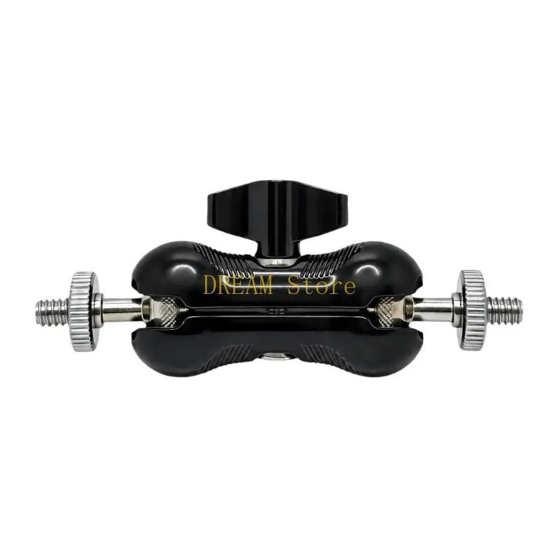 Hand-Tightened Camera Mounting Clamp with 1/4 Screw,17mm Ballhead Interfaces for Photography and Camera Support Hardware Best