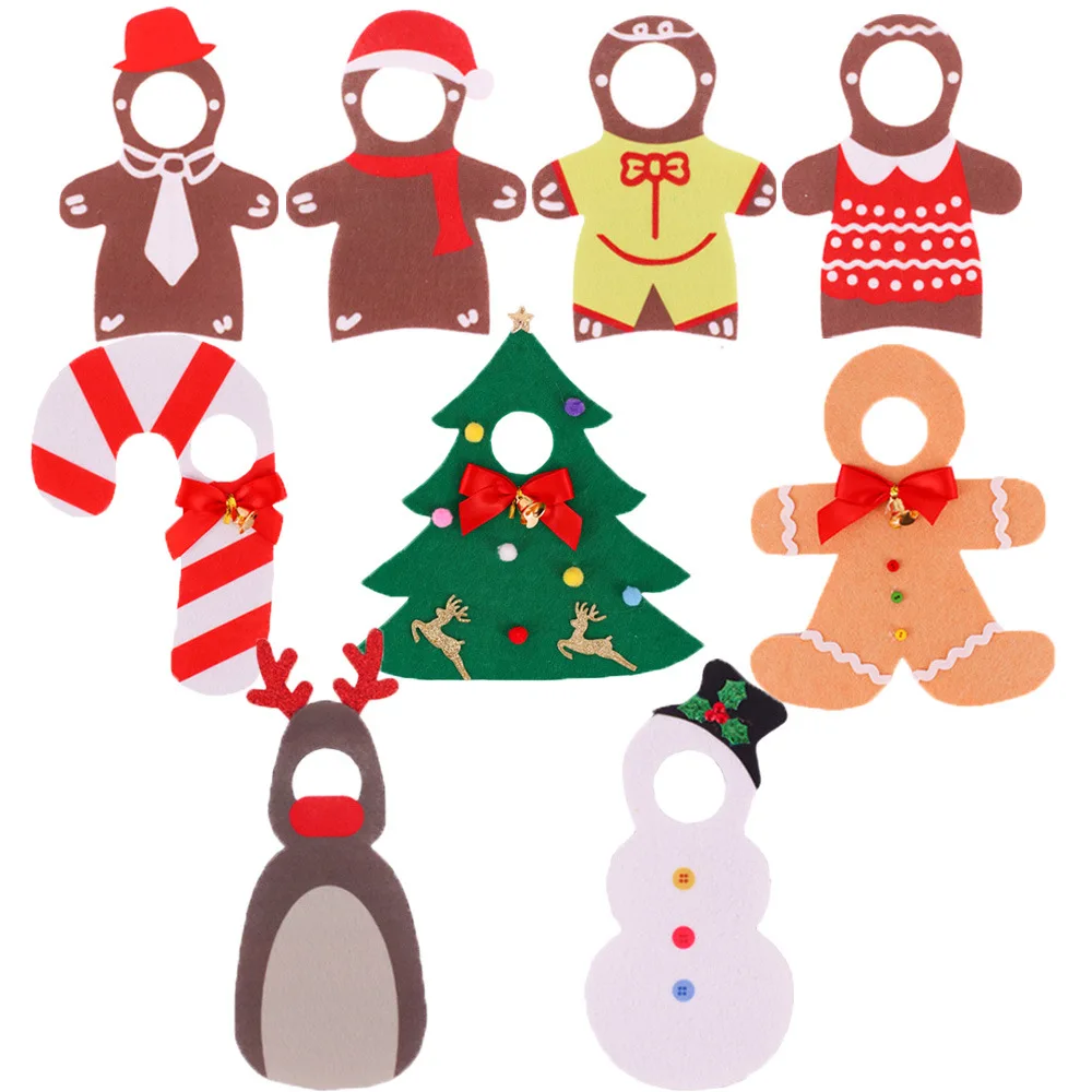 Christmas Elf Doll Accessories Clothes Gingerbread Man Snowman Spirit Christmas Outfit for Ef