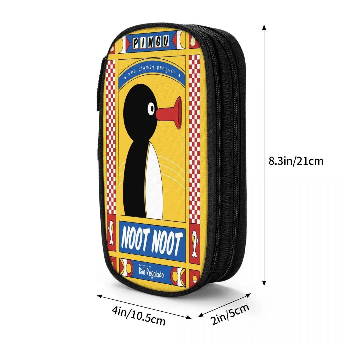 Pingus Cartoon Penguin Merch Pen Box Grote capaciteit voor schooletui Geweldig cadeau