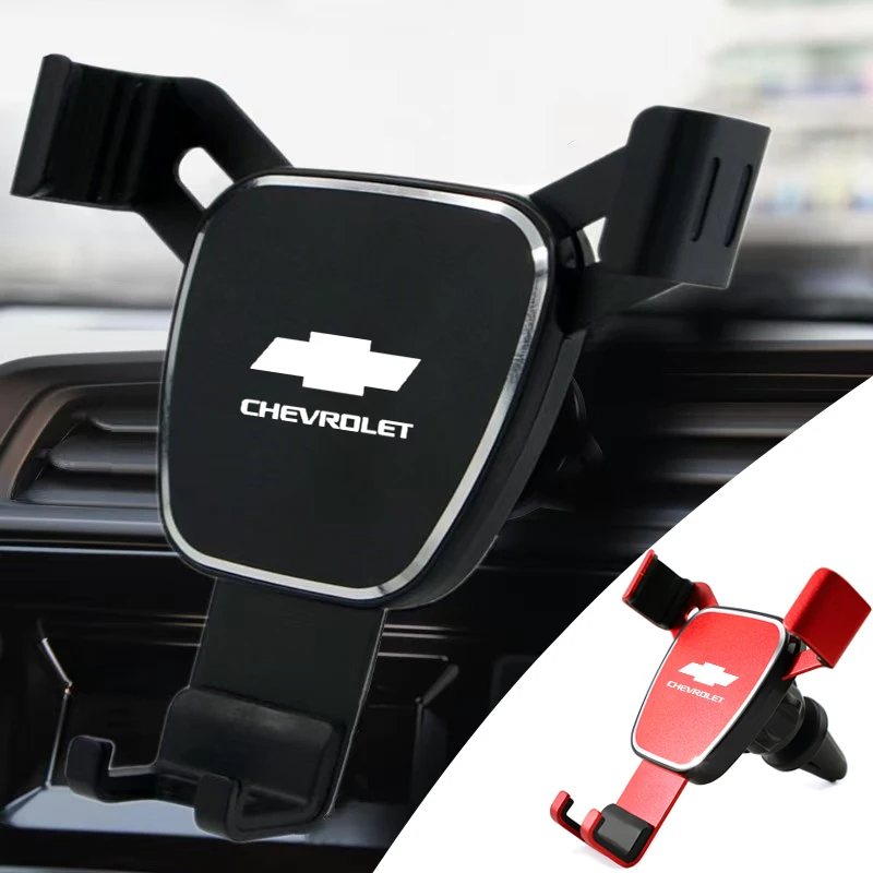 Soporte para teléfono de coche con clip de ventilación, soporte para teléfono móvil para Chevrolet Cruze Matiz Onix Camaro Tracker Epica Optra Trax