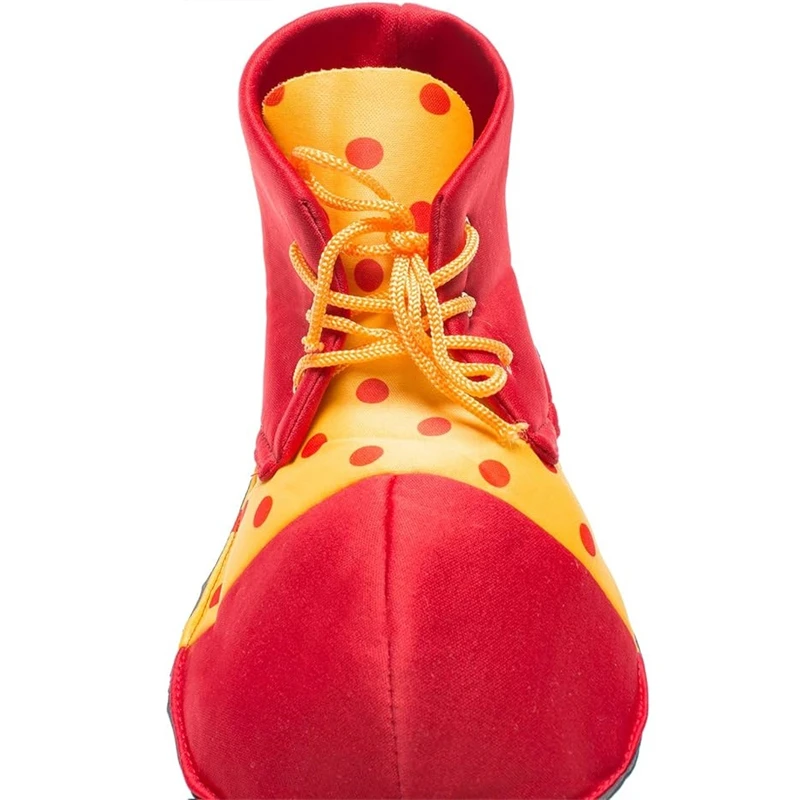 Paar Kinderschoenen 10 Inch Oversized Kleurrijke Gevlekte Schoenen Circus Clown Kostuum Accessoires