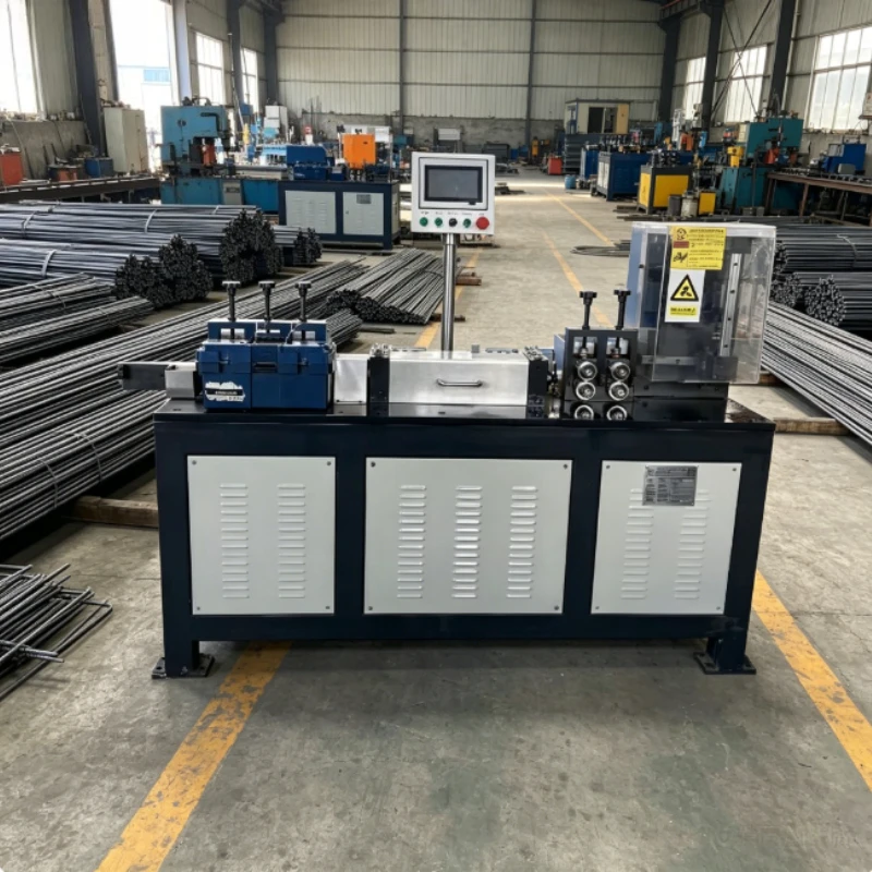CNC Digital Automatic Rebar Straightening Cutting Machine High Precision Steel Bar Straight Cutter For Road Bridge Construction